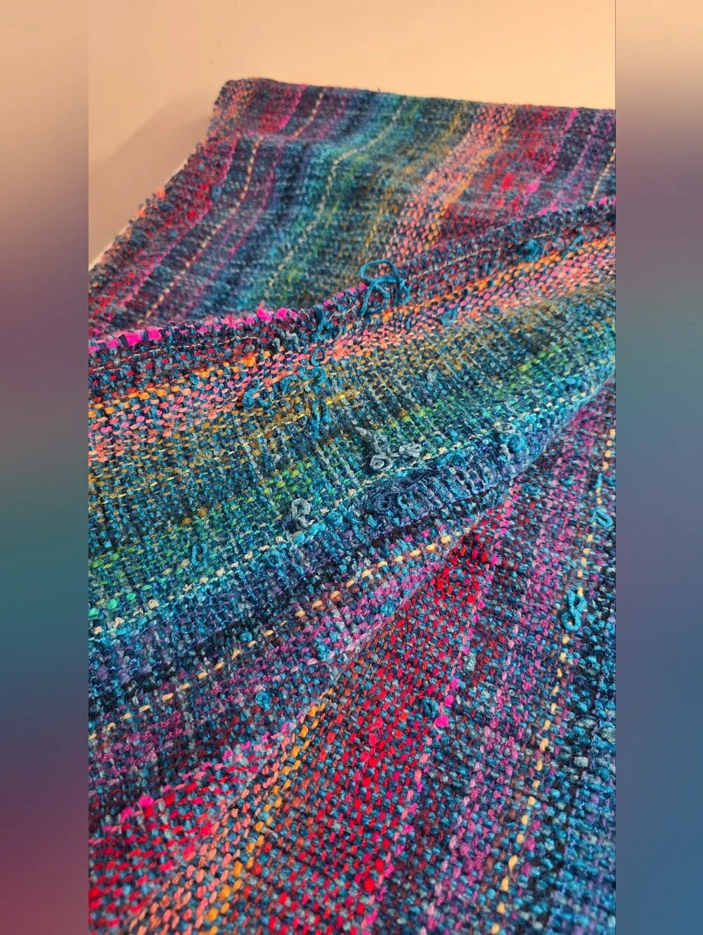 Handwoven Multicolor Shawl Wrap